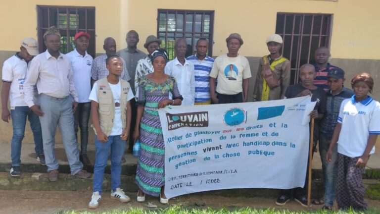 Note de plaidoyer sur la participation des femmes et des personnes vivant avec handicap dans la gestion de la chose publique dans le territoire de Kabambare en province du Maniema