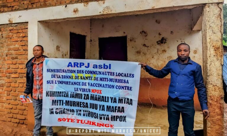 Appuie Technique de l’Organisation ARPJ aux Jeunes U-reporters de la Zone de Santé de Miti -Murhesa / Sud-Kivu